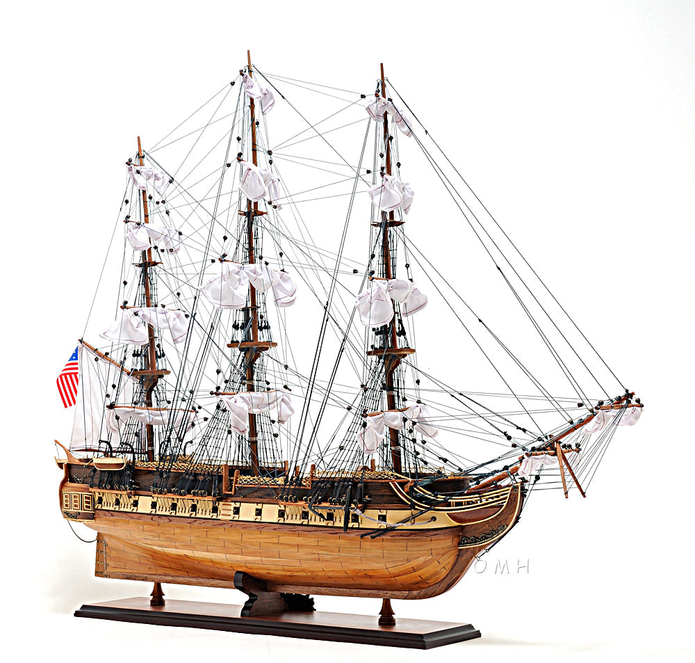 USS Constitution Mid With Display Case Front Open