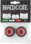 Hardcore Bushings Barrel Bushing 93a - Black/Red (Set)