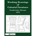 Working Drawings of Colonial Furniture - Paperback