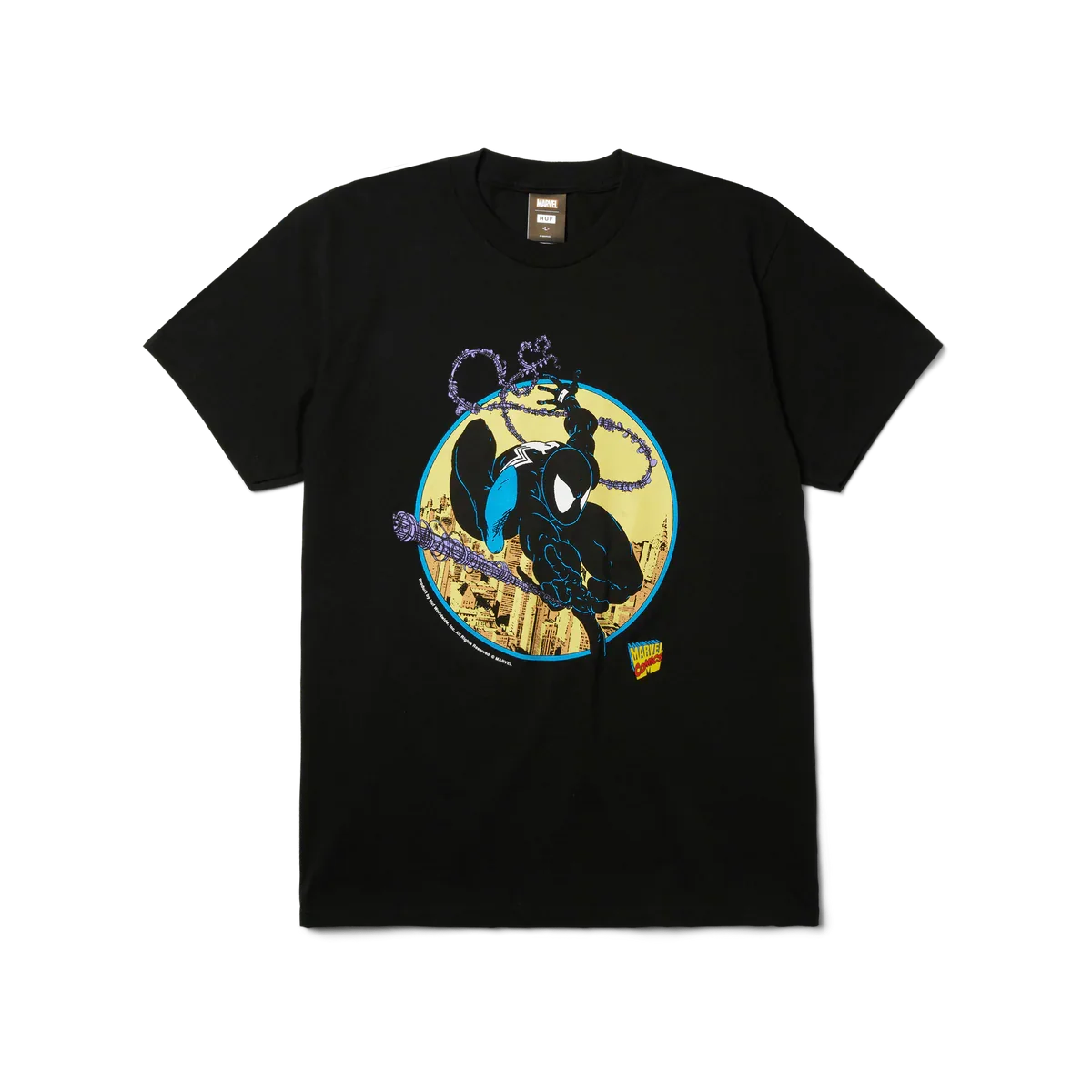 HUF x Marvel Spider-Man Three Hundred T-Shirt - Black