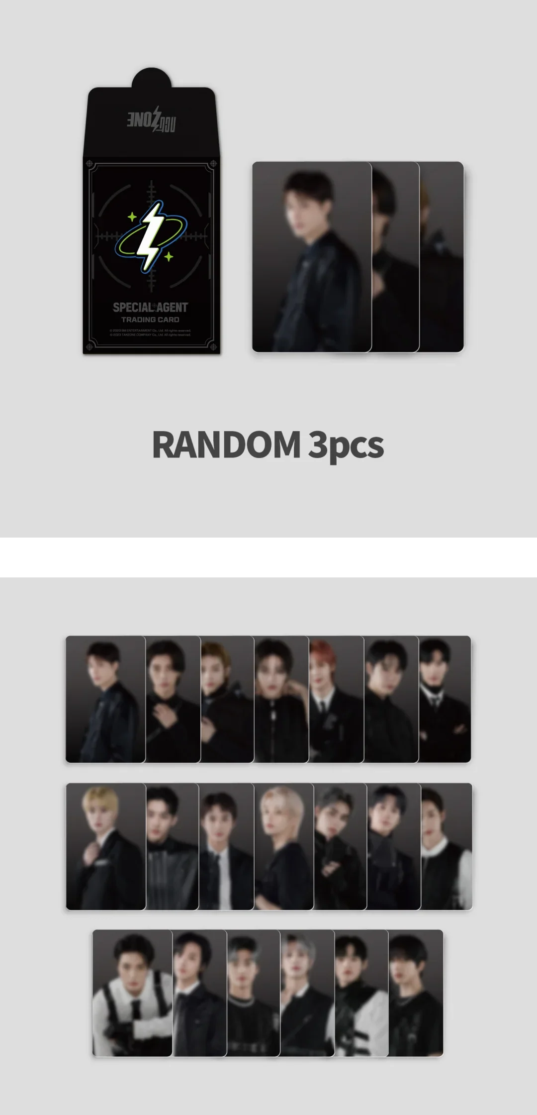 NCT - NCT Zone Official MD Random Trading Card Set (Agent Ver)