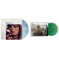 Taylor Swift - Evermore (Translucent Green Vinyl/2LP) & Midnights (X) (Moonstone Blue LP Vinyl)