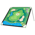 71 x 71 Inches Golf Chipping Game Set for Indoor and Outdoor Practice