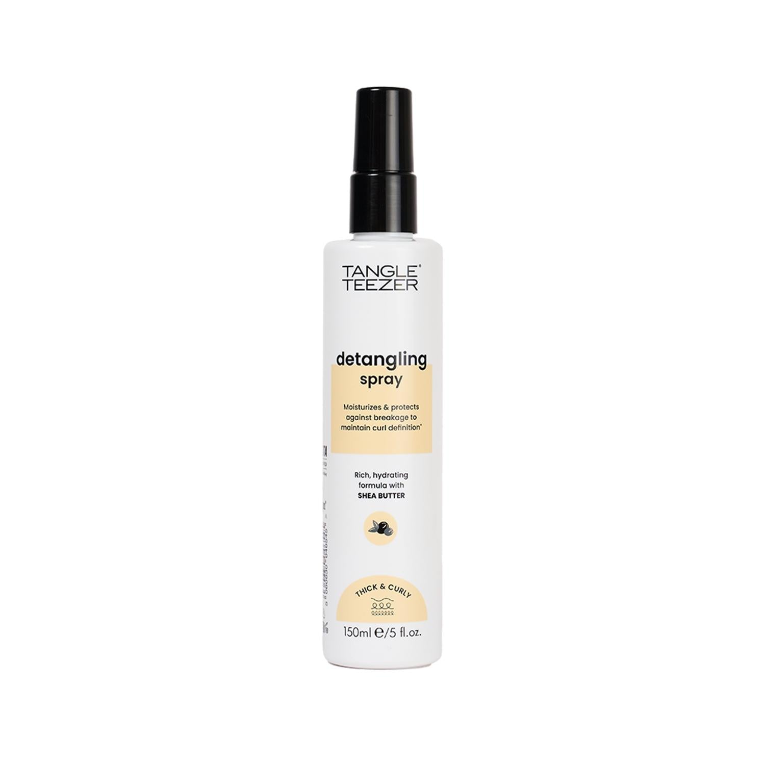 Tangle Teezer Everyday Detangling Shea Butter Spray for Thick & Curly Hair - 150ml, Detangles & Nourishes