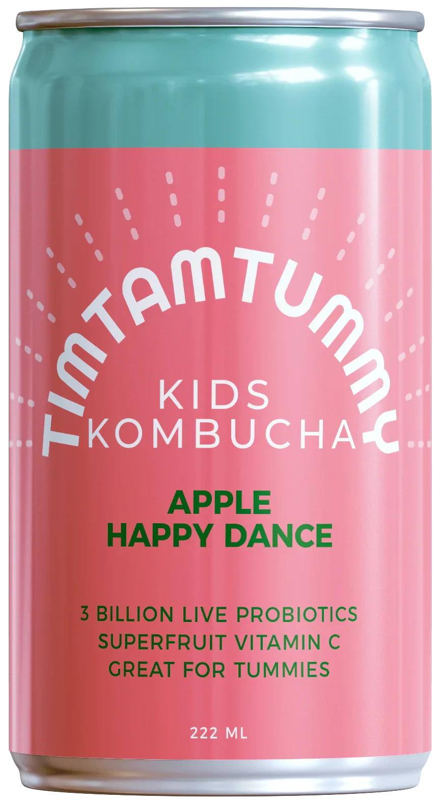 Tim Tam Tummy - Kmbcha Og2 Kds Apl Hppy - Cs Of 6-4/222 Ml