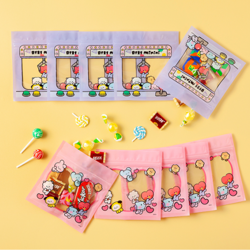 BTS x BT21 Zipper Bag