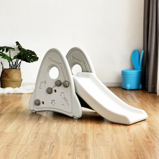 Freestanding Baby Slide Indoor First Play Climber Slide Set for Boys Girls -Blue