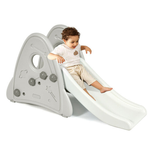 Freestanding Baby Slide Indoor First Play Climber Slide Set for Boys Girls -Blue