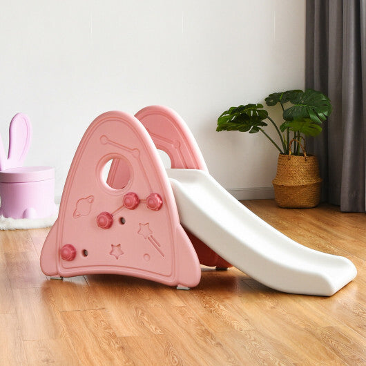 Freestanding Baby Slide Indoor First Play Climber Slide Set for Boys Girls -Blue
