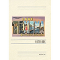 Vintage Lined Notebook Greetings from Lake Texoma - Paperback