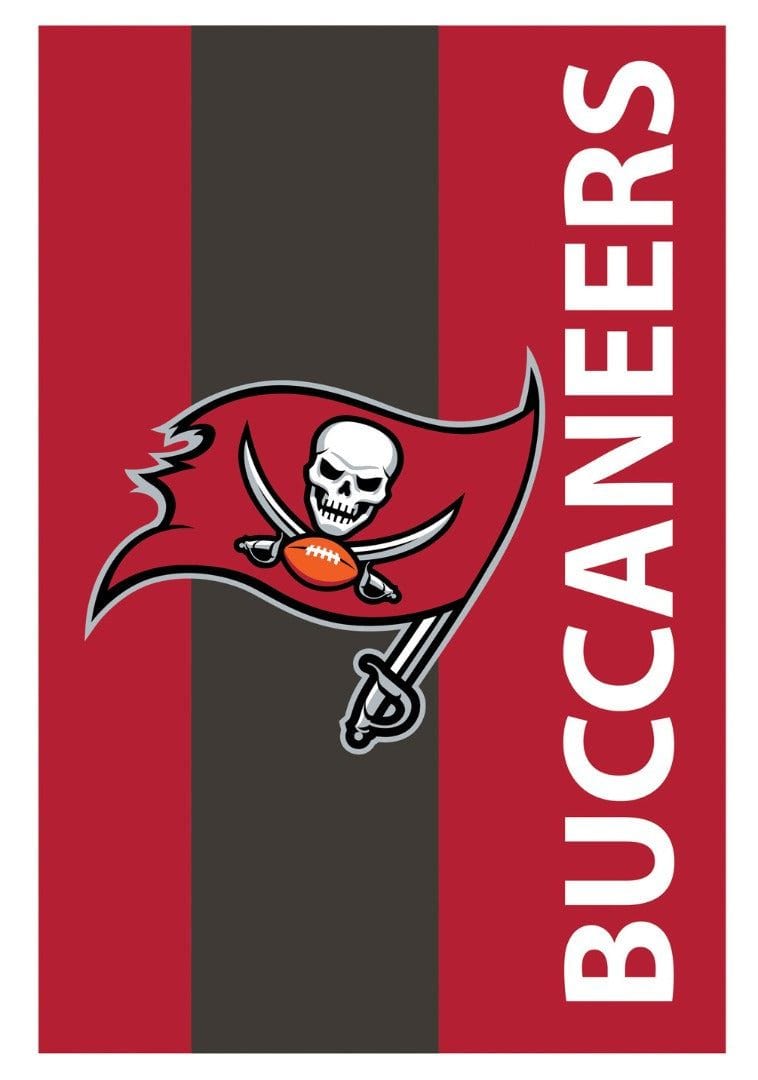 Tampa Bay Buccaneers Garden Flag 2 Sided Applique