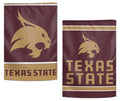 Texas State Bobcats Garden Flag 2 Sided