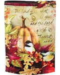 Thanksgiving Country Roads Garden Flag 2 Sided