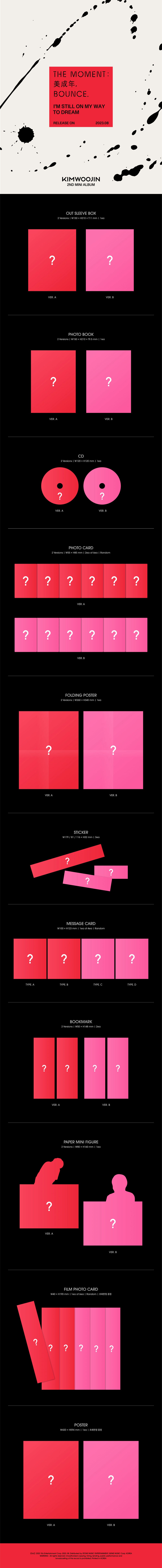 Kim Woojin Bounce Album - The Moment ç¾æå¹´