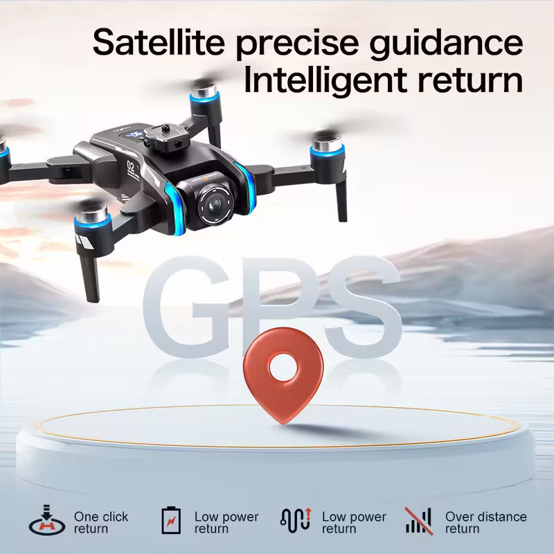 he DINGETU Drone Features a High-Definition 8K Large Screen, 5G Optical Flow, GPS, And a Professional Aviation Camera