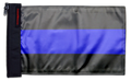 Thin Blue Line 12"x18" Forever Wave Flag for Jeep Wrangler YJ 1986-1995