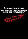 Remember when only the smartest and brightest people got into politics? Kids T-Shirt