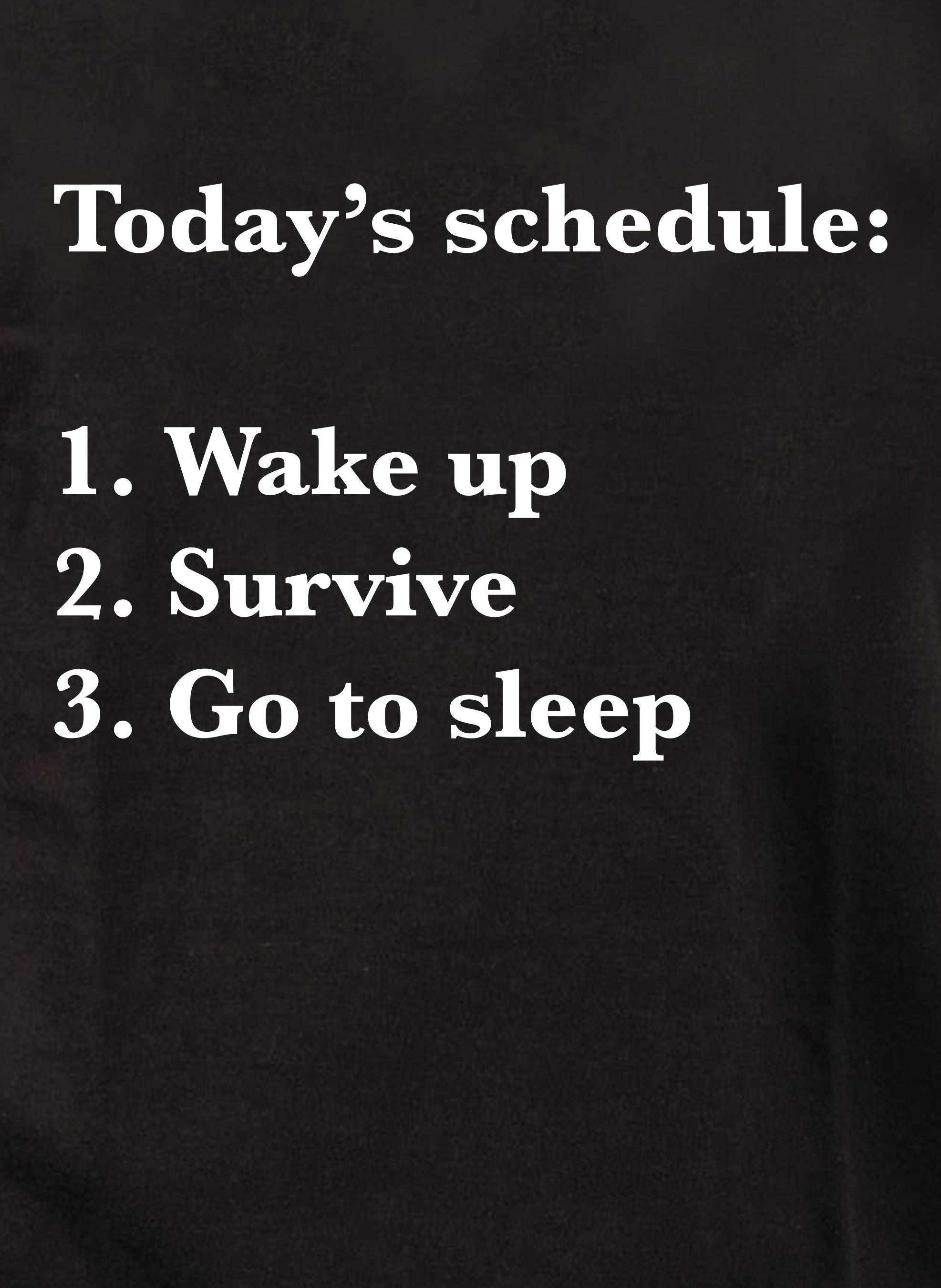 Today’s schedule T-Shirt