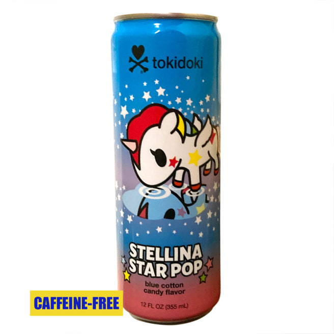 Boston America - Tokidoki Stellina Star Pop - Blue Cotton Candy (12oz) 12-Pack