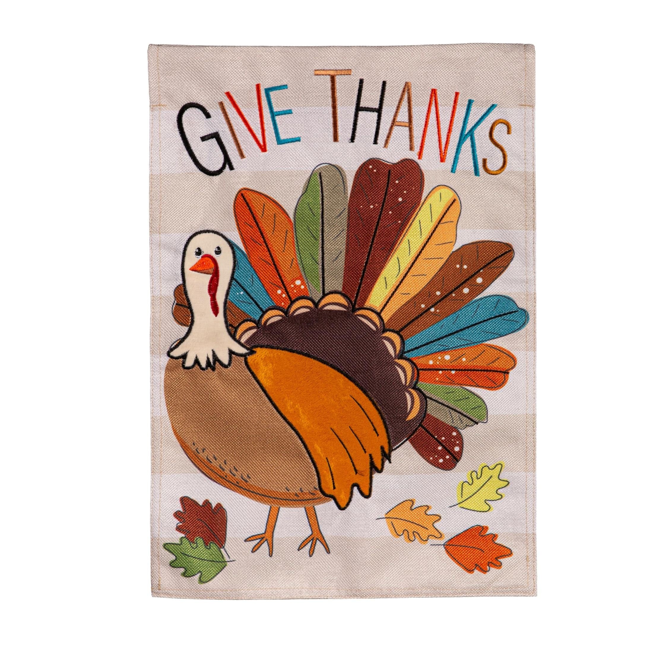 Tom Turkey 2 Sided Garden Flag