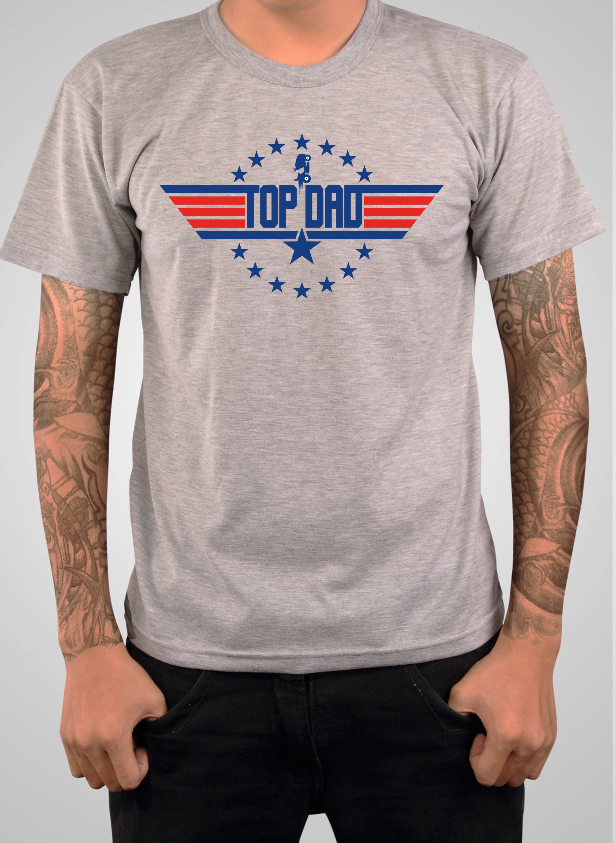 Top Dad Lawnmower T-Shirt