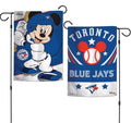 Toronto Blue Jays Garden Flag 2 Sided Mickey Mouse Disney