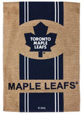 Toronto Maple Leafs Garden Flag 2 Sided Burlap
