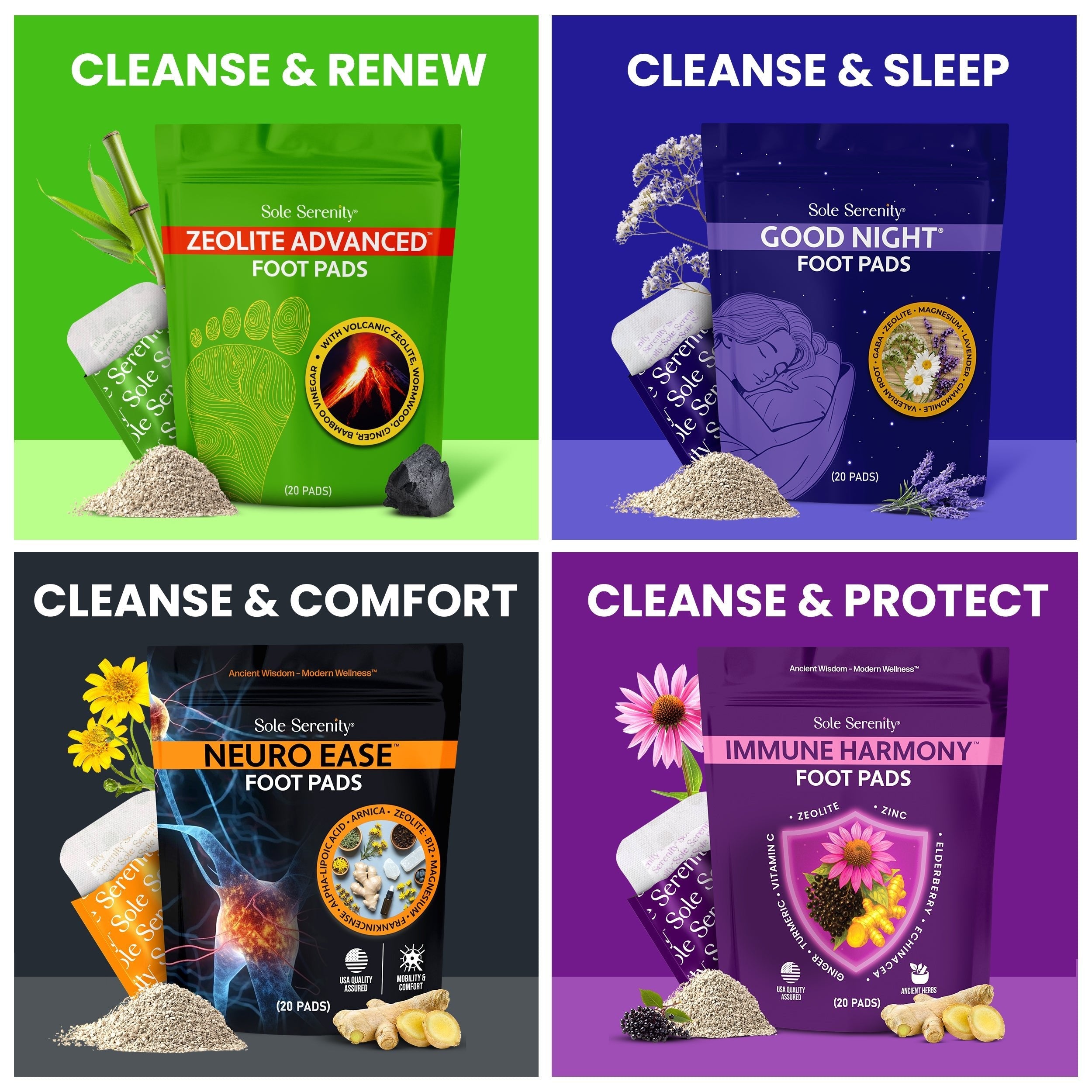 A Total Wellness 4 Pack Bundle