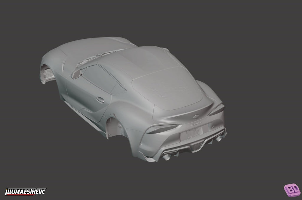 Toyota GR Supra (A90) 3D Scan (2019+)