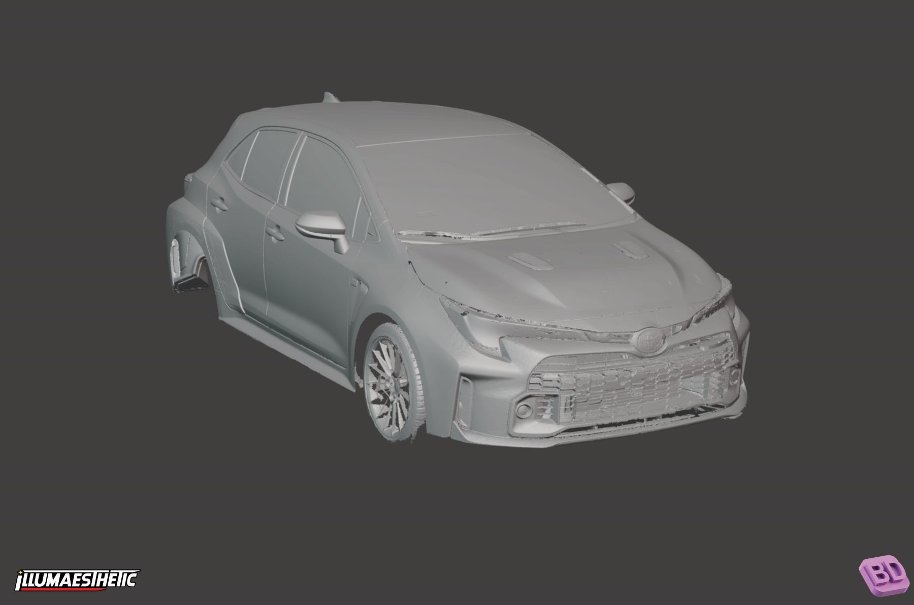 Toyota GR Corolla (GZEA14) 3D Scan (2023+)