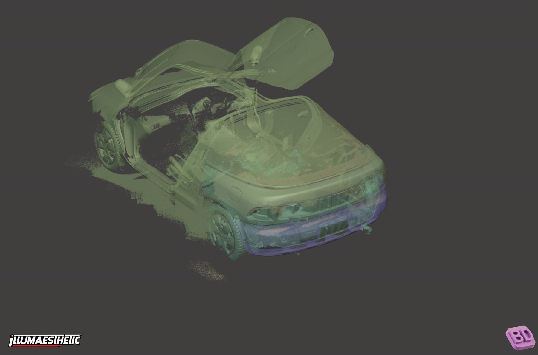 Toyota Sera (EXY10) 3D Scan (1990-1995)