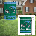 Tulane University Garden Flag 2 Sided Green Wave