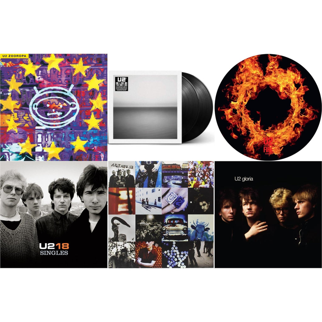 Fire (40Th Anniversary Edition/Picture Disc) & Gloria (40Th Anniversary/180G/Transparent Yellow LP Vinyl) & Zooropa (Transparent Yellow/2LP) & U218 Singles & Achtung Baby (180G/2 LP) & No Line On The Horizon (2 LP)