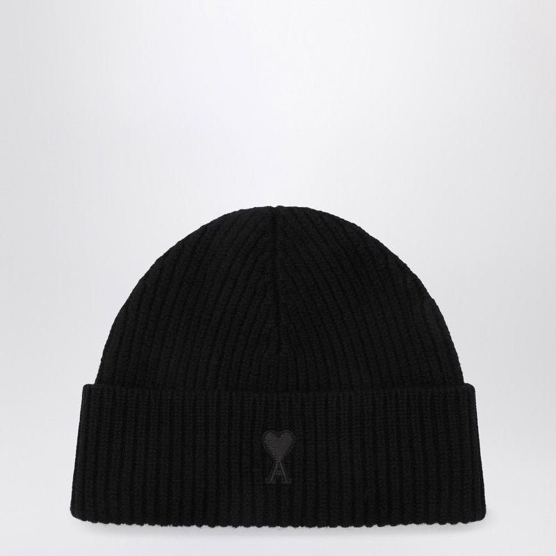 AMI PARIS Men's Wool Beanie Hat