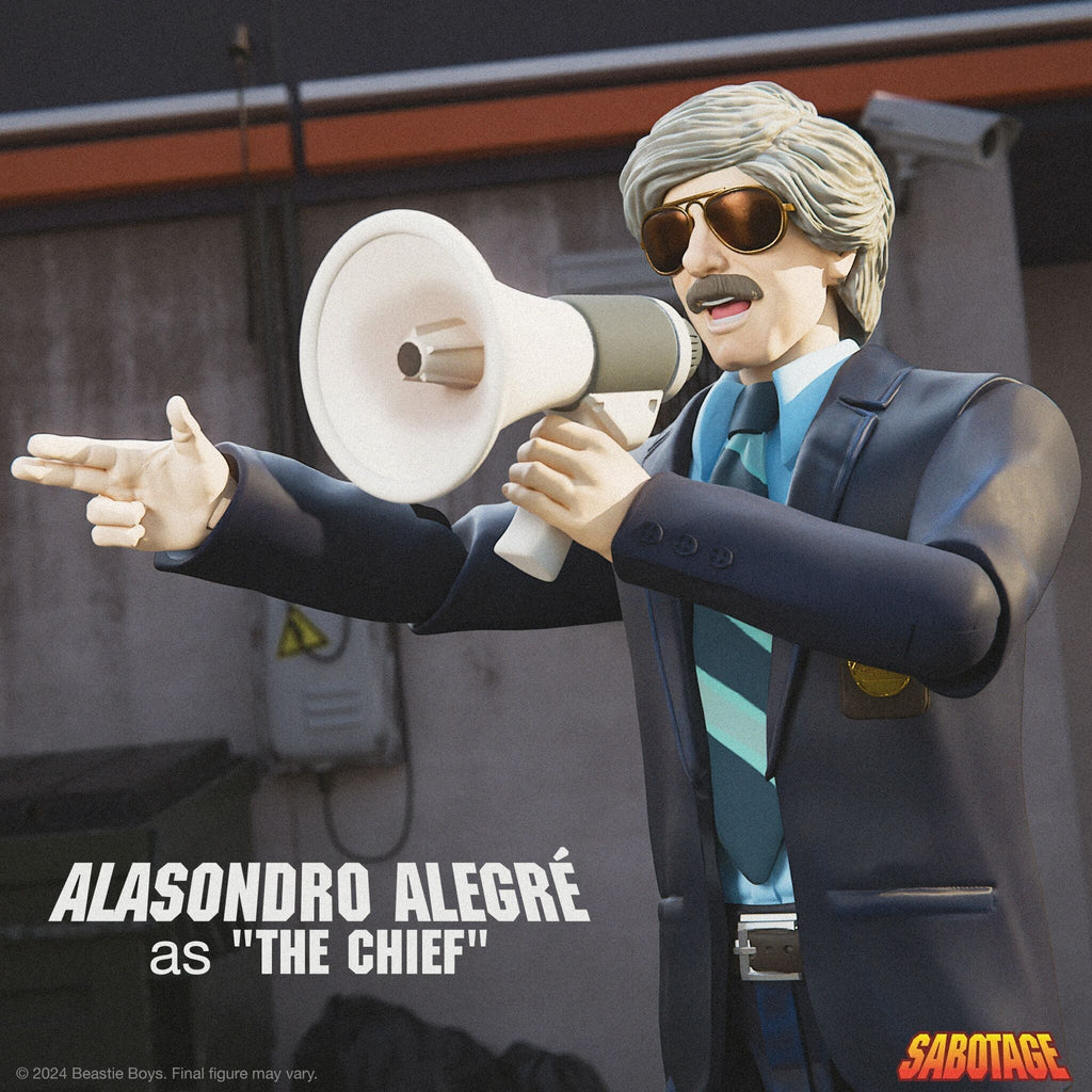Super7 x Beastie Boys Ultimates Sabotage Vic Colfari Figure