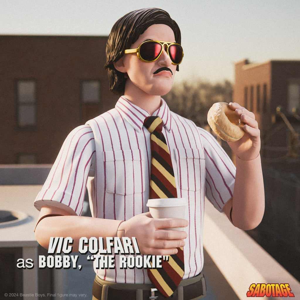 Super7 x Beastie Boys Ultimates Sabotage Vic Colfari Figure