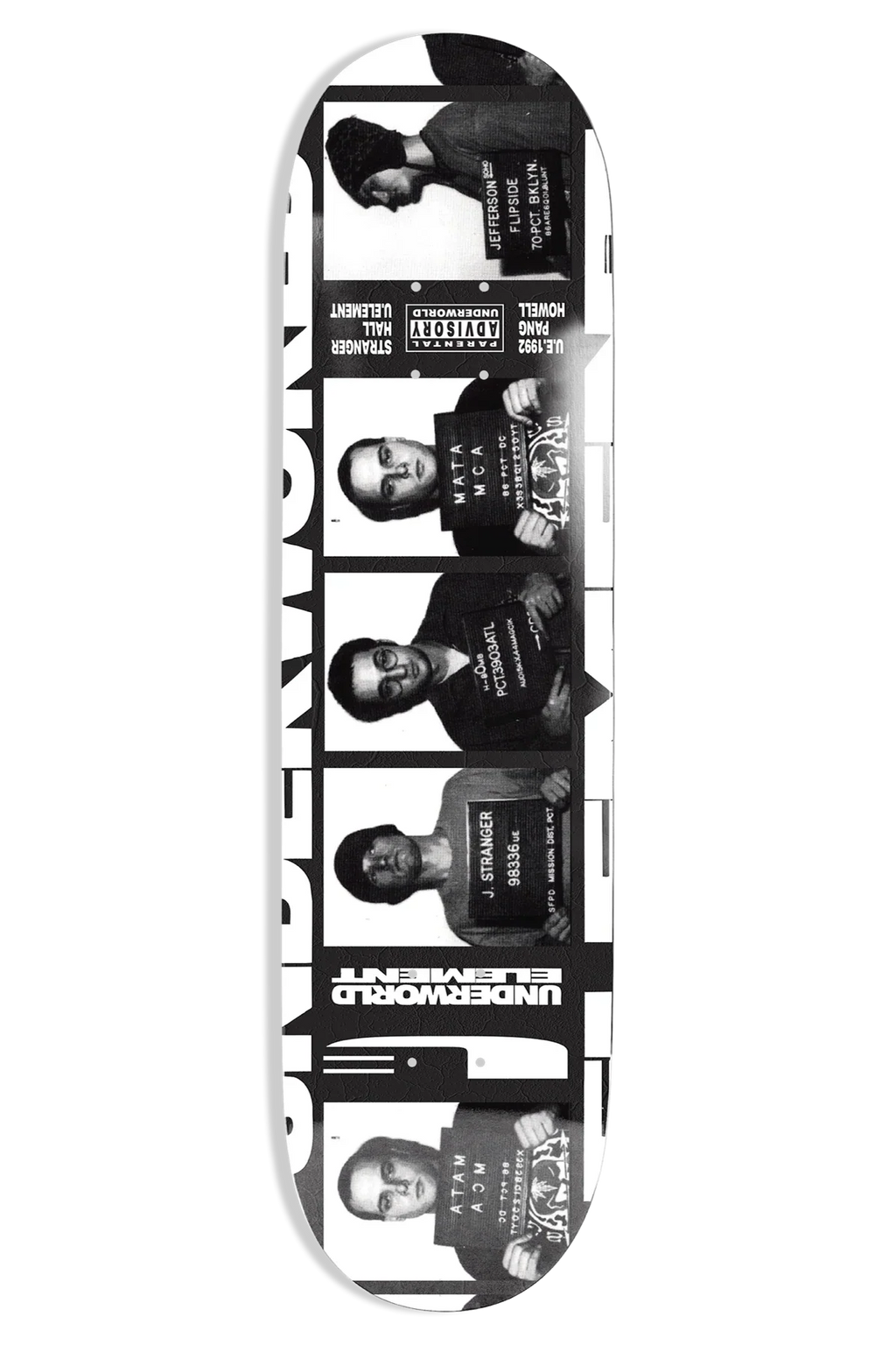 Underworld Element Mugshots EX7 9" Skateboard Deck