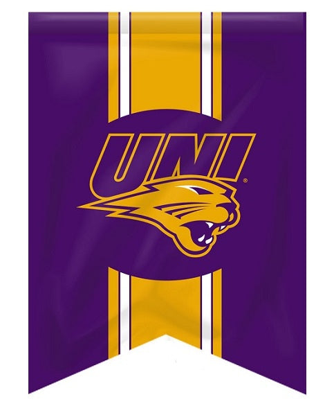 UNI Panthers Vintage 2 Sided Garden Flag