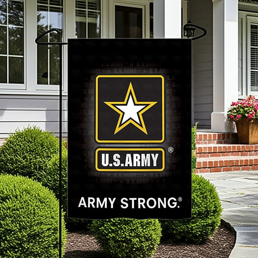 US Army Strong 2 Sided Military Garden Flag