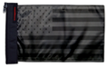 USA Black 12"x18" Forever Wave Flag for Jeep Wrangler JK 2-Door 2007-2018