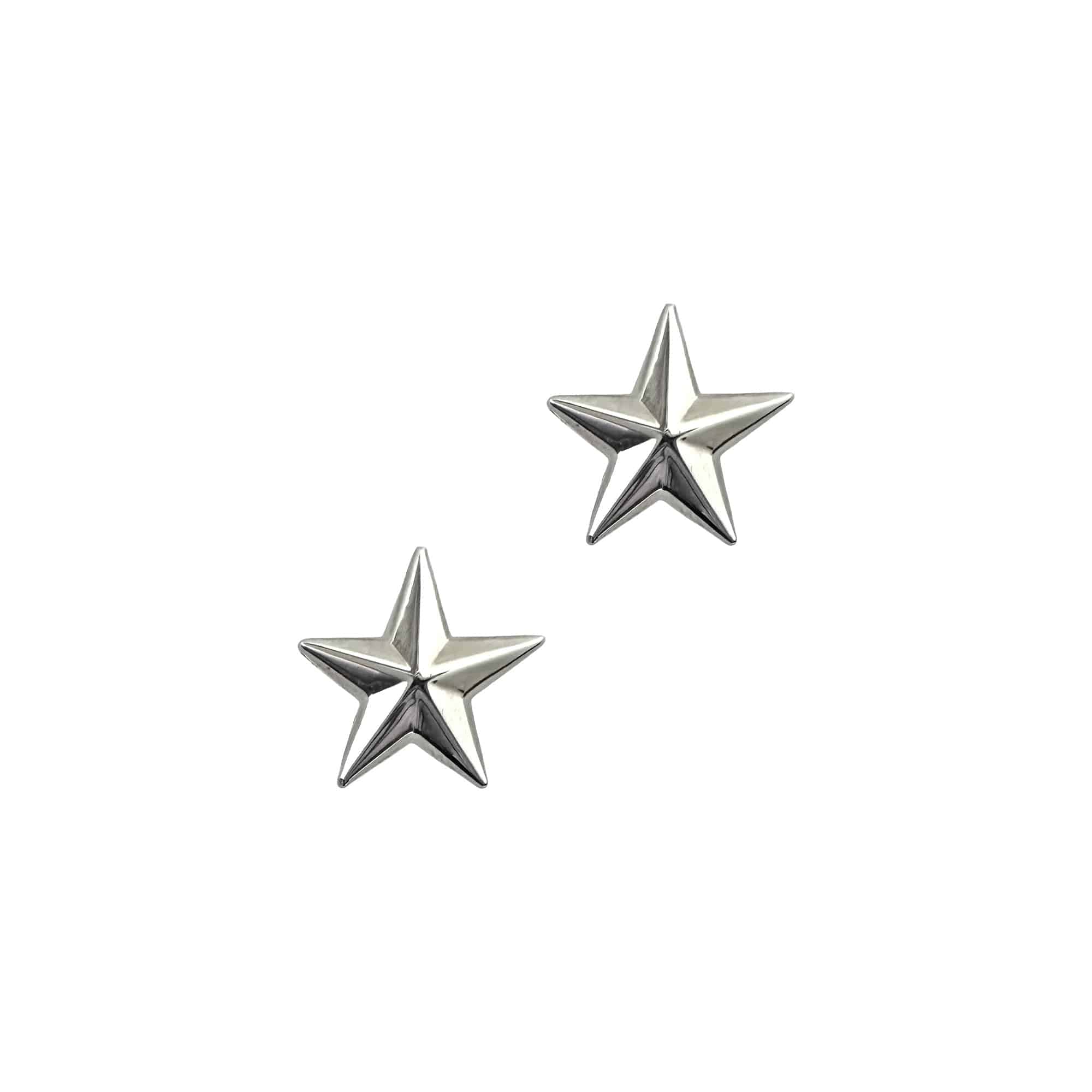 U.S. Navy 07 Rear Admiral 1 - Star STA-BRITE® Pin-on (PAIR)