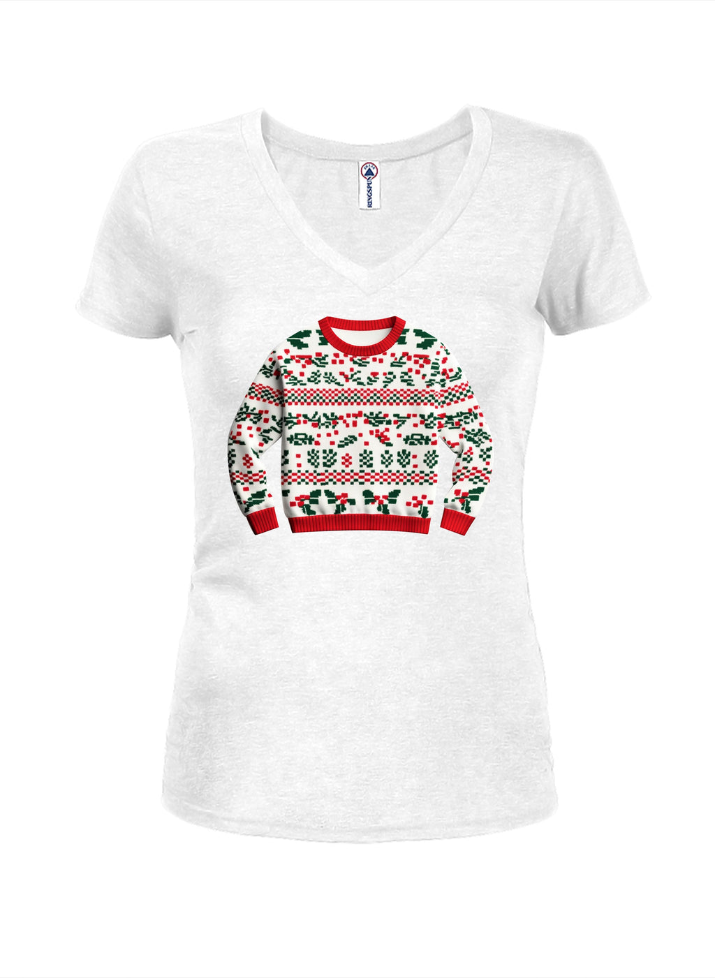 Ugly Sweater Holly Branch T-Shirt
