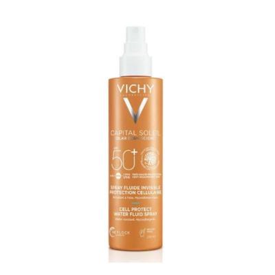 Vichy Capital Soleil SPF 50+ Sunscreen Spray - Broad-Spectrum Sun Protection, Water-Resistant, Hypoallergenic