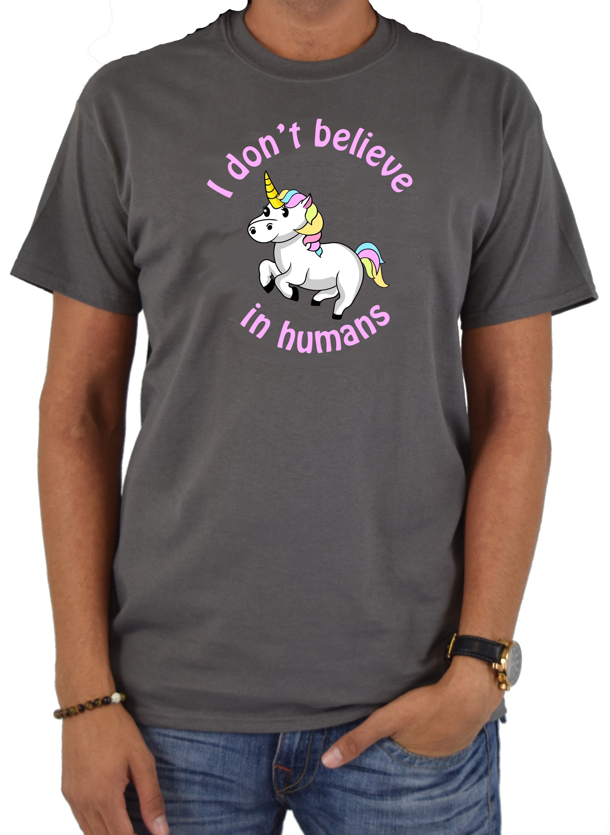 Unicorn I Don't Believe in Humans T-Shirt