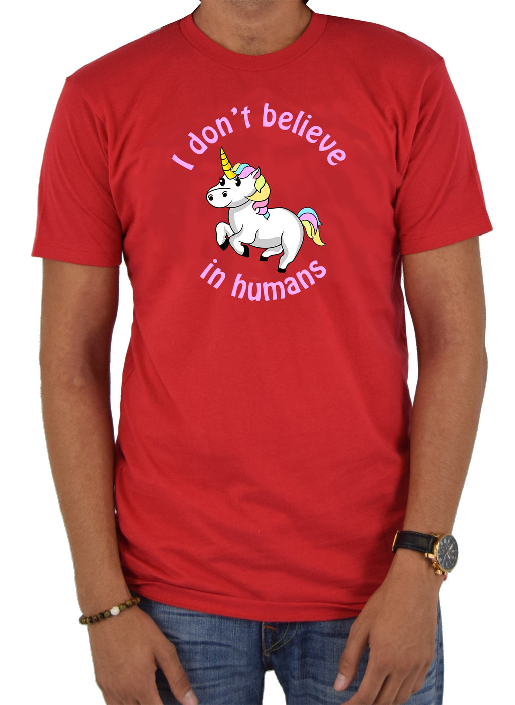 Unicorn I Don't Believe in Humans T-Shirt
