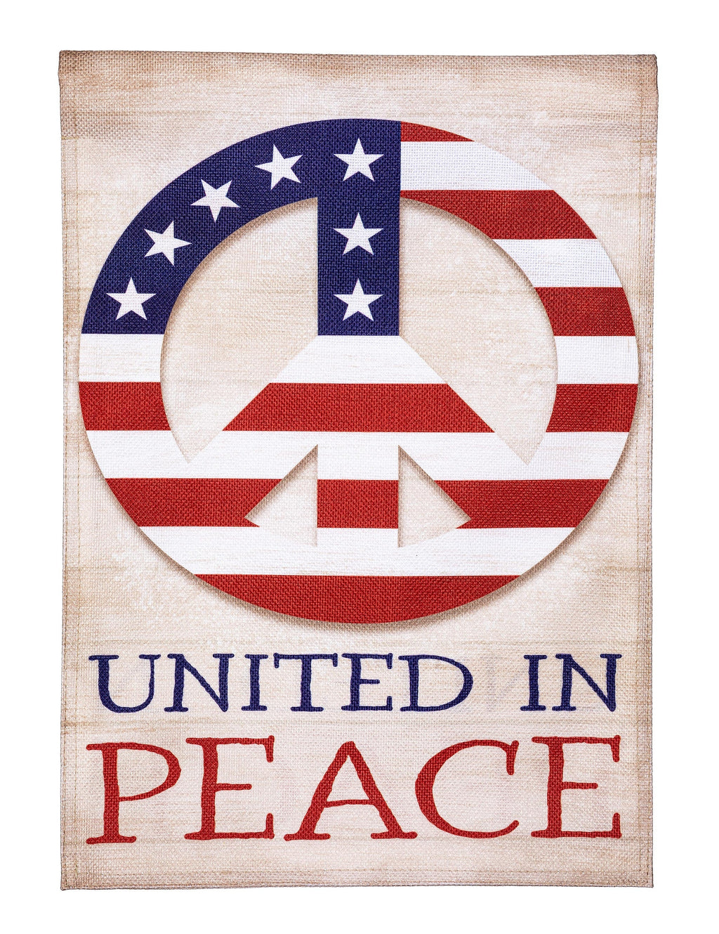 United In Peace 2 Sided Garden Flag