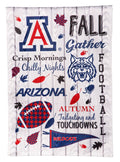 University of Arizona Fall 2 Sided Garden Flag