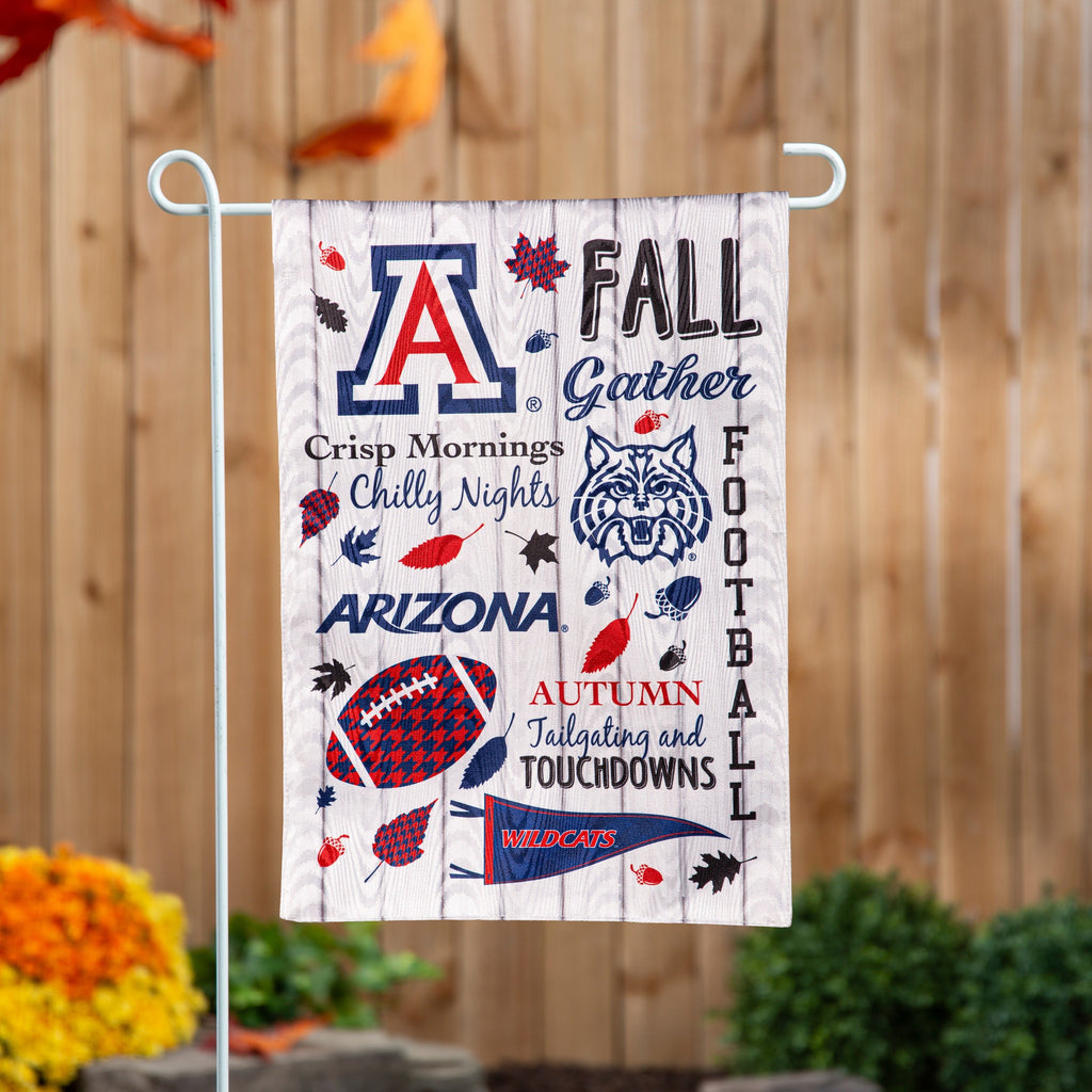 University of Arizona Fall 2 Sided Garden Flag