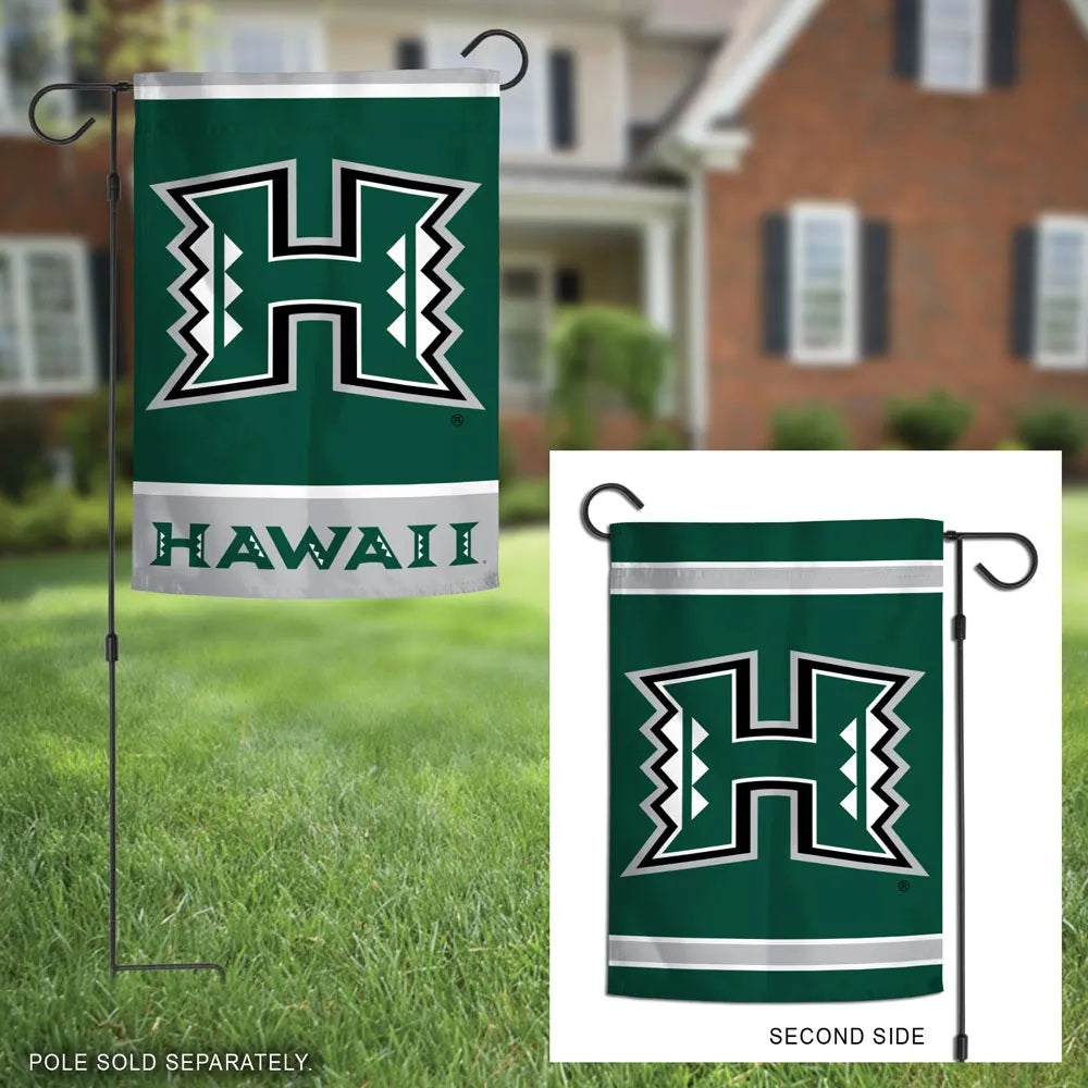 University of Hawaii 2 Sided Garden Flag