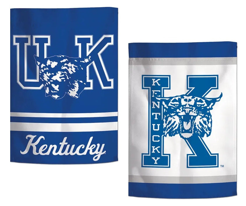 University of Kentucky Garden Flag 2 Sided Throwback Logo